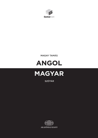 Angol-magyar szótár + online szótárcsomag 2021. (kemény)