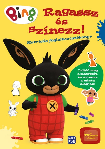 Bing: Ragassz és színezz! - Matricás foglalkoztatókönyv