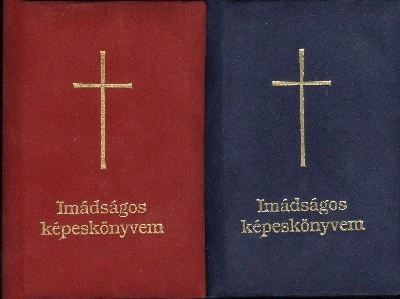 Imádságos képeskönyvem /Velúr (kék, bordó)