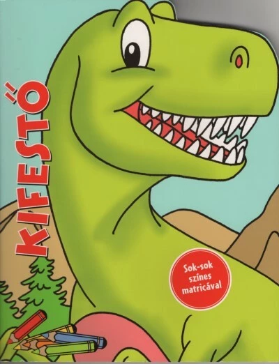 Kifestő - Sok-sok színes matricával (dinós)