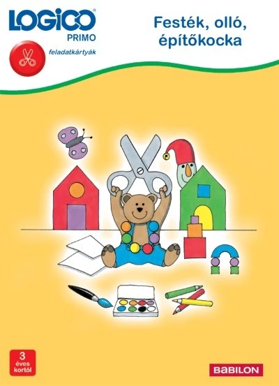 LOGICO Primo: Festék, olló, építőkocka /Feladatkártyák (új kiadás)